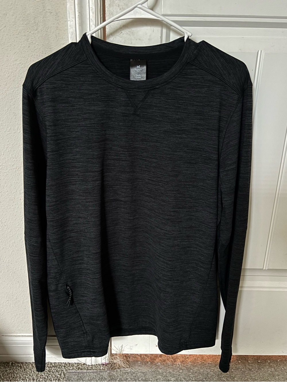 Members Mark Men’s Crew Sweatshirt - Dark Charcoal Heather